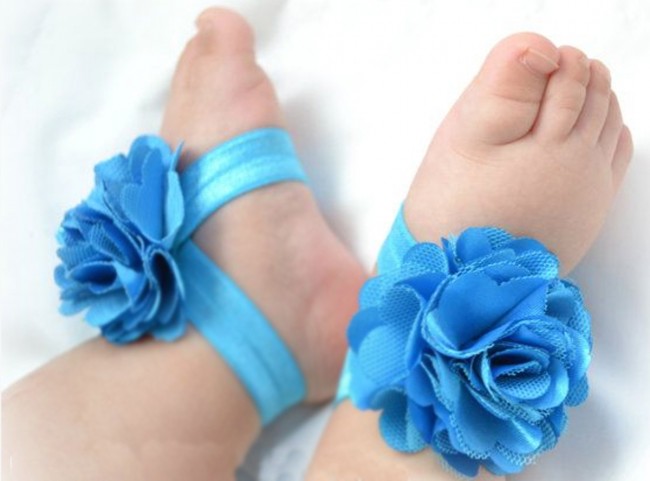 blue baby girl shoes